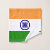 Indische vlag bad handdoek (Wasdoekje)