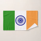 Indische vlag bad handdoek (Handdoek)