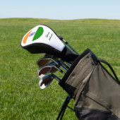 Indische vlag en monogrammed Golf Clubs Hoesjes Golfheadcover (Insitu)