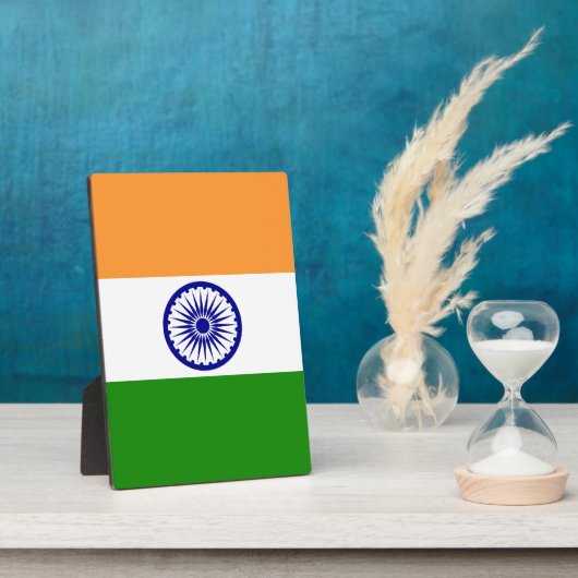 Indische vlag fotoplaat (Zijkant)
