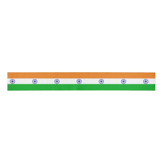 Indische vlag grosgrain lint (Voorkant)