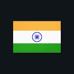 Indische vlag (India) (Zuid-Aziatisch land) (Bhara Canvas Afdruk<br><div class="desc">Dit ontwerp is voorzien van de nationale vlag van India (officieel bekend als de Republiek India), een land in Zuid-Azië. India is de dichtstbevolkte democratie ter wereld. India deelt de landgrenzen met Pakistan in het westen; China, Nepal en Bhutan in het noorden; en Bangladesh en Myanmar in het oosten. In...</div>