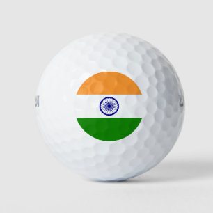 Indische vlag (India) (Zuid-Aziatisch land) (Bhara Golfballen