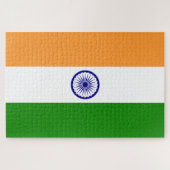 Indische vlag (India) (Zuid-Aziatisch land) (Bhara Legpuzzel (Horizontaal)