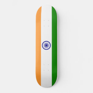 Indische vlag (India) (Zuid-Aziatisch land) (Bhara Persoonlijk Skateboard