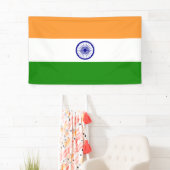Indische vlag (India) (Zuid-Aziatisch land) (Bhara Spandoek (Insitu)