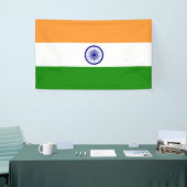 Indische vlag (India) (Zuid-Aziatisch land) (Bhara Spandoek (Beurs)