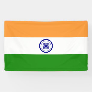 Indische vlag (India) (Zuid-Aziatisch land) (Bhara Spandoek
