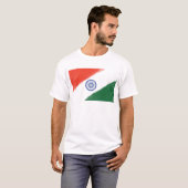 Indische vlag Indische nationale vlag T-shirt (Voorkant volledig)
