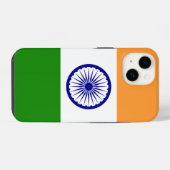 Indische vlag iPhone hoesje (Achterkant horizontaal)