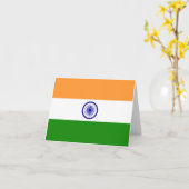 Indische vlag kaart (Gele Bloem)