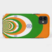 Indische Vlag Kaleidoscoop: Eindeloze Eenheid & Pa Case-Mate iPhone Case (Achterkant (horizontaal))