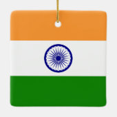 Indische vlag keramisch ornament (Achterkant)