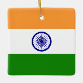 Indische vlag keramisch ornament (Voorkant)