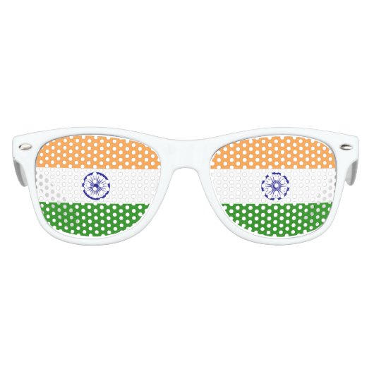 Indische vlag kinder zonnebril (Voorkant)