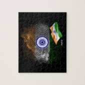 Indische vlag legpuzzel (Verticaal)