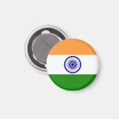 Indische vlag magneet (Voorkant / Achterkant)