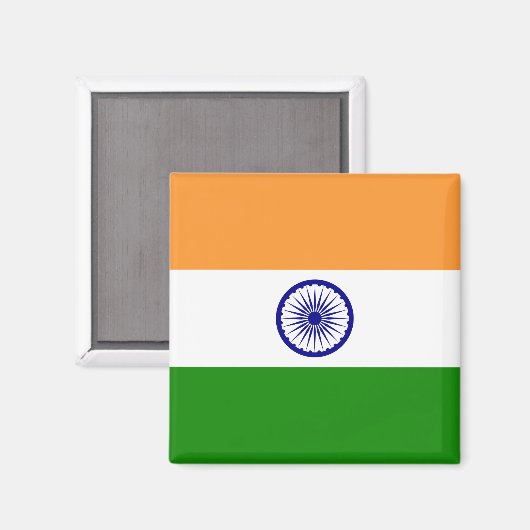Indische vlag magneet (Voorkant / Achterkant)