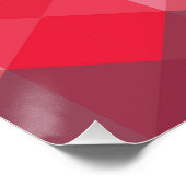 Indische vlag op modern bokeh perfect poster (Hoek)