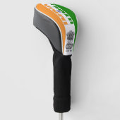 Indische vlag: prachtig patriottisch golfheadcover (Schuin)