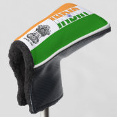 Indische vlag: prachtig patriottisch golfheadcover (3/4 voorkant)