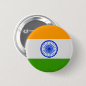 Indische vlag ronde button 5,7 cm (Voorkant /achterkant)