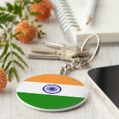 Indische vlag sleutelhanger (Zijkant)