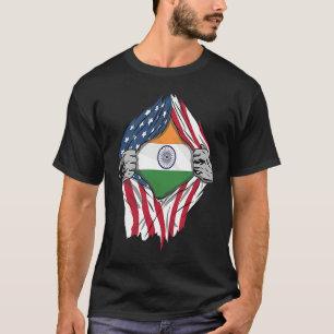 Indische vlag t-shirt