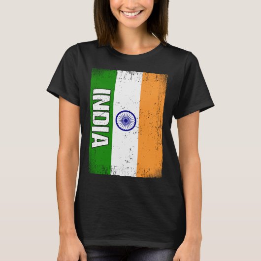 Indische vlag t-shirt (Voorkant)