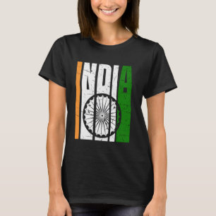 Indische vlag T-shirt