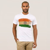 Indische vlag T-Shirt (Voorkant volledig)