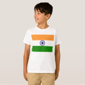 Indische vlag t-shirt (Voorkant volledig)