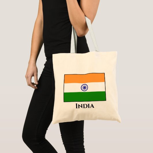 Indische vlag tote bag (Voorkant (product))