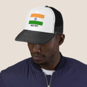 Indische vlag trucker pet (In situ)