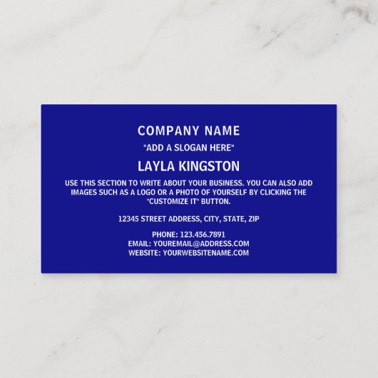 Indische vlag, vlag van India Visitekaartje (Achterkant)