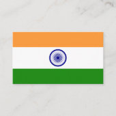 Indische vlag, vlag van India Visitekaartje (Voorkant)