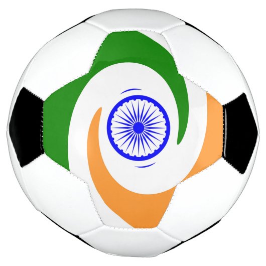 Indische vlag voetbal (Gedraaid)