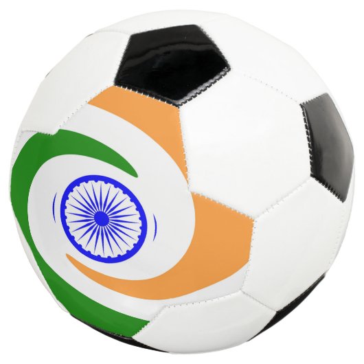 Indische vlag voetbal (Drie kwart)