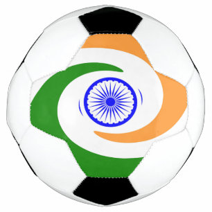 Indische vlag voetbal