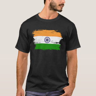 Indische vlag voor Proud German Indian T-shirt
