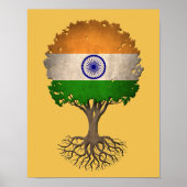 Indische Vlaggenboom  Poster (Voorkant)