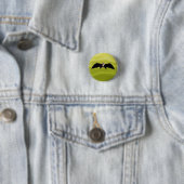 Indische vleerhond ronde button 3,2 cm (In situ)