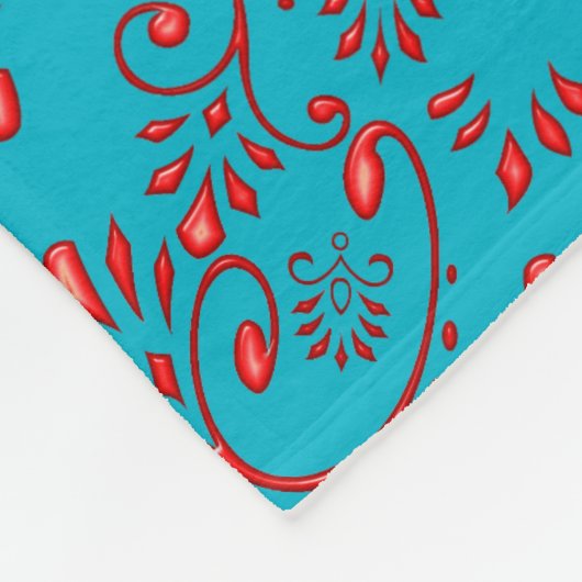 Indische vloervogel fleece deken (Hoek)