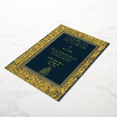  Indische vogels en weduwschap aan de graven Folie Uitnodiging (Gedraaid)