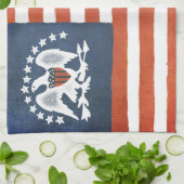 Indische vredesvlag theedoek (Gevouwen)