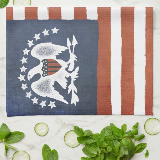 Indische vredesvlag theedoek (Gevouwen)