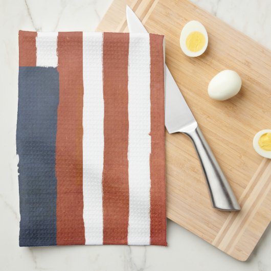 Indische vredesvlag theedoek (Quarter Fold)