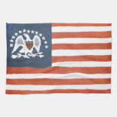 Indische vredesvlag theedoek (Horizontaal)