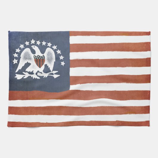 Indische vredesvlag theedoek (Horizontaal)