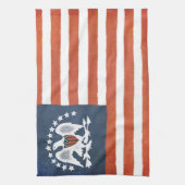 Indische vredesvlag theedoek (Verticaal)